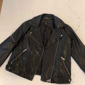Bernardo authentic leather moto jacket